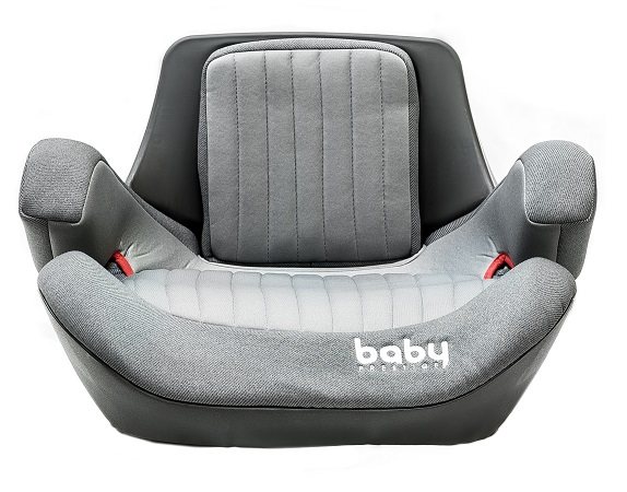 Автокресло детское бустер со спинкой Baby Prestige GoFix (Grey) - фото2