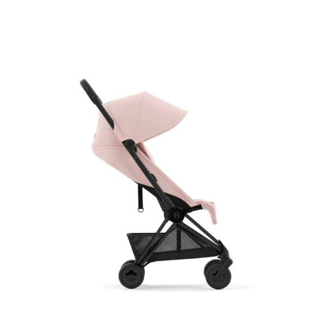 Прогулочная коляска  Cybex Coya Matt Black Frame Peach Pink - фото4