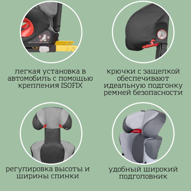 Автокресло Maxi-Cosi Rodi XP FIX (grey) - фото5