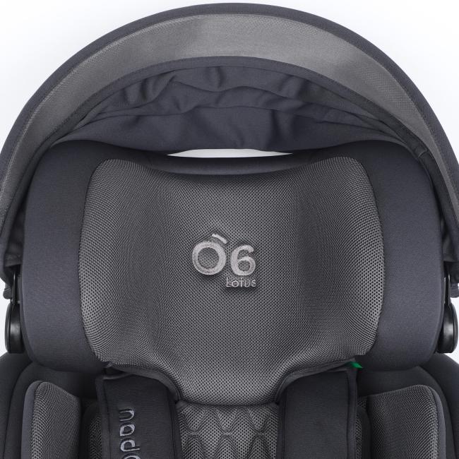 Автокресло детское Baby Prestige Nado O6 Lotus (Paris grey) - фото8