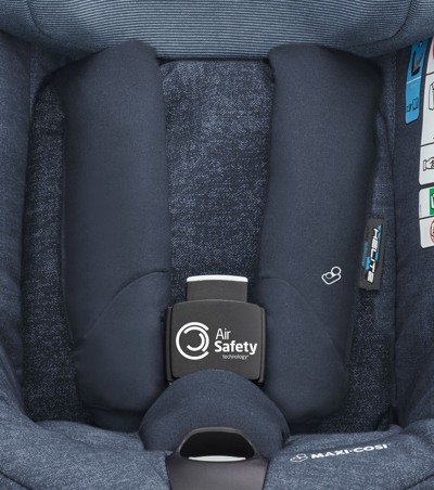Автокресло детское MAXI-COSI AXISS FIX AIR NOMAD BLUE Автокресло оборудовано парой подушек безопасности в плечевой области. - фото5