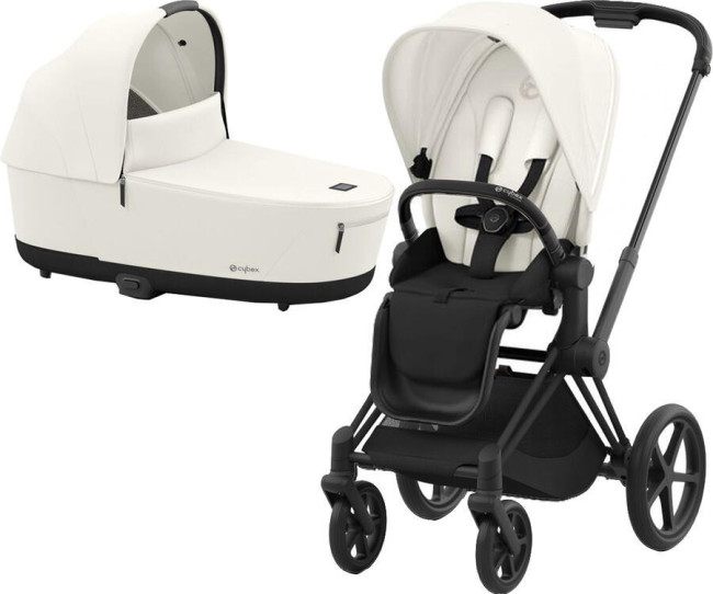 Коляска 2 в 1 Cybex Priam IV Off White 2023/2024 NEW! - фото