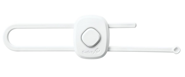 Защитный замок для створчатых шкафов Safety1st HANDLE FLEX LOCK GREY 33110038 - фото4