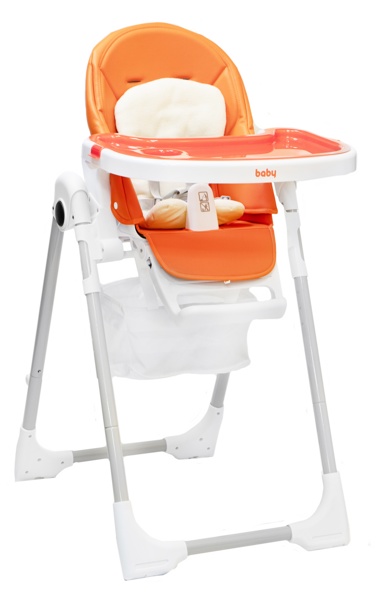 Стульчик для кормления Baby Prestige Junior LUX + (Цвет Orange) - фото